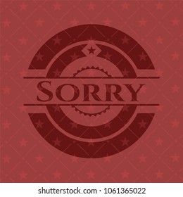 Sorry red emblem