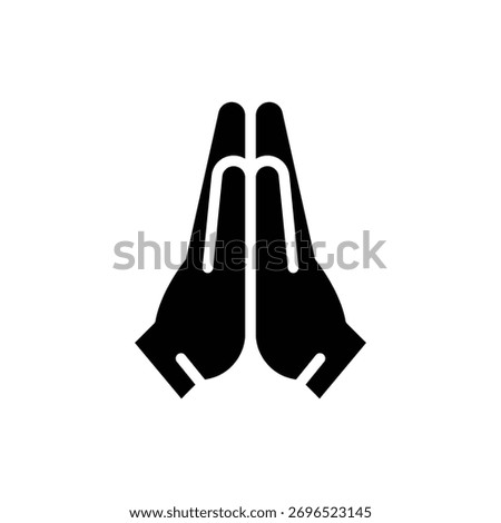 Sorry Sign Icon with Solid Style