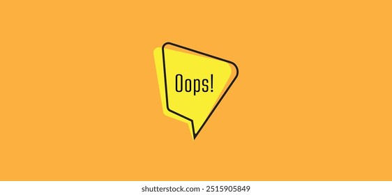 sorry sign on yellow background