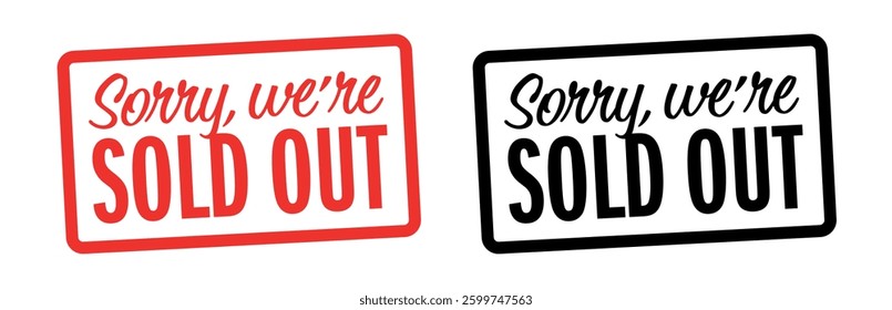 Sorry we are sold out