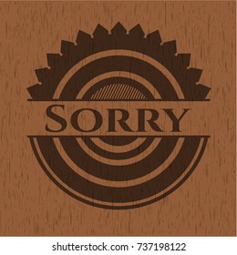 Sorry wood emblem. Vintage.