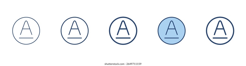 Ordenar icono alfa Conjunto de símbolos colección