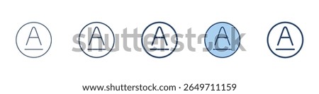 Sort alpha icon Symbol set collection