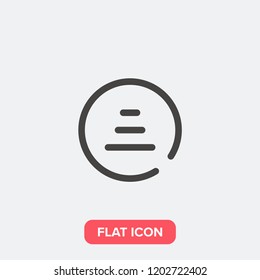 Sort ascending modern simple flat vector illustration for web site or mobile app