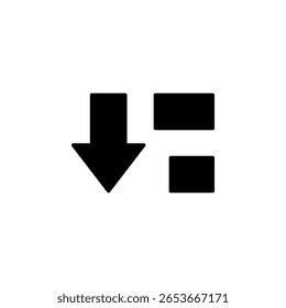 Sort Descending Icon for Data Table