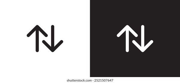 Classificar flaticon. Ícone simples para Classificar, Ícone simples do documento de ferramenta. ícone Opções do documento. Ícone de opções de arquivo. Ferramenta de vetor de entrada em plano de fundo preto e branco. Eps10