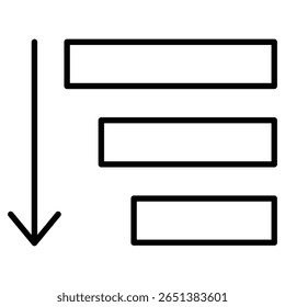 Vector plano de la muestra del contorno blanco y negro