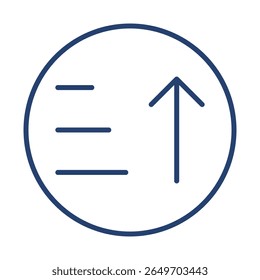 Logotipo plano del contorno de la ilustración del icono