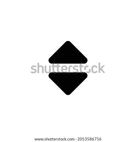 sort Icon. Flat style design isolated on white background. Vector illustration