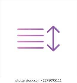 icono de ordenación con vektor aislado y fondo transparente.