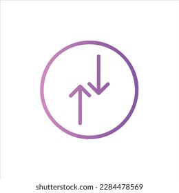 
icono de ordenación con vektor aislado y fondo transparente.