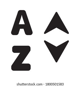 sort icon vector for any purposes on white background