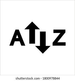 vector de icono de ordenación para cualquier propósito en fondo blanco