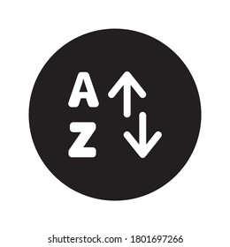 sort icon vector for any purposes on white background