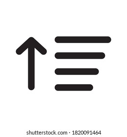 sort icon vector for any purposes