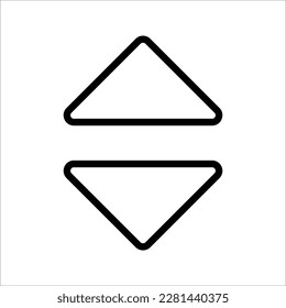 sort icon vector for any purposes, vector illustration on white background