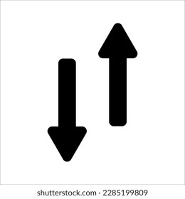 sort icon vector for any purposes, vector illustration on white background