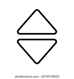 sort icon vector for any purposes color editable