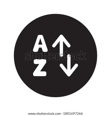 sort icon vector for any purposes on white background