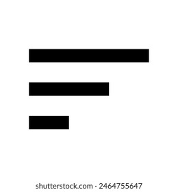 Sort icon vector design in eps 10