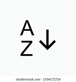 
Sort Icon - Vector, Sign and Symbol for Design, Presentation, Website or Apps Elements