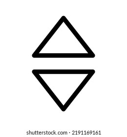 Sort Icon Vector Symbol Design Illustration
