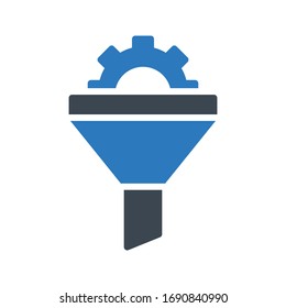sort vector glyph color icon 