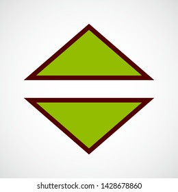 Sorting Arrows Simple Vector Color Icon 