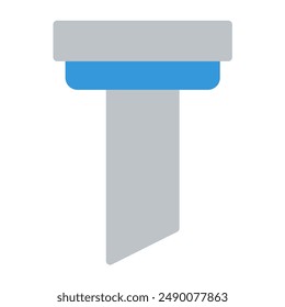 sorting icon color or logo illustration flat color blue style