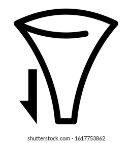 sorting icon isolated sign symbol vector illustration - high quality black style vector icons
