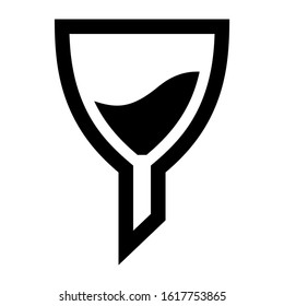 sorting icon isolated sign symbol vector illustration - high quality black style vector icons
