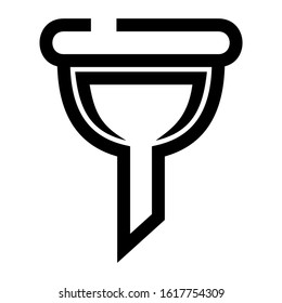 sorting icon isolated sign symbol vector illustration - high quality black style vector icons
