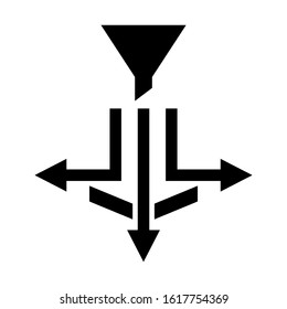 sorting icon isolated sign symbol vector illustration - high quality black style vector icons
