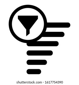 sorting icon isolated sign symbol vector illustration - high quality black style vector icons
