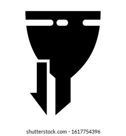 sorting icon isolated sign symbol vector illustration - high quality black style vector icons
