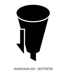 sorting icon isolated sign symbol vector illustration - high quality black style vector icons
