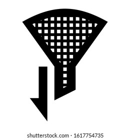 sorting icon isolated sign symbol vector illustration - high quality black style vector icons

