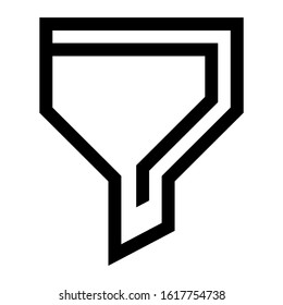 sorting icon isolated sign symbol vector illustration - high quality black style vector icons
