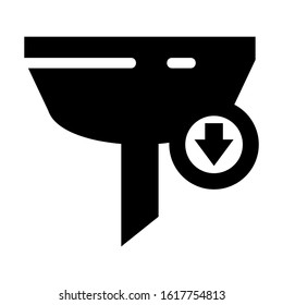 sorting icon isolated sign symbol vector illustration - high quality black style vector icons
