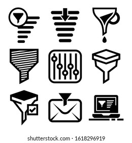 sorting icon isolated sign symbol vector illustration - Collection of high quality black style vector icons
