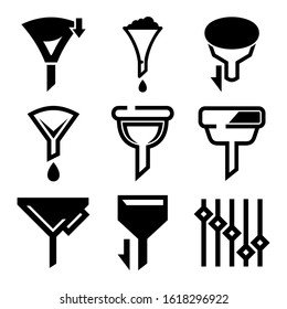 sorting icon isolated sign symbol vector illustration - Collection of high quality black style vector icons
