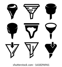 sorting icon isolated sign symbol vector illustration - Collection of high quality black style vector icons
