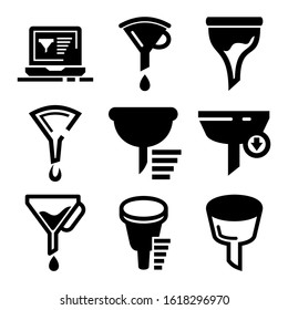 sorting icon isolated sign symbol vector illustration - Collection of high quality black style vector icons
