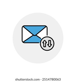 Icono de clasificación Vector ilustración de stock