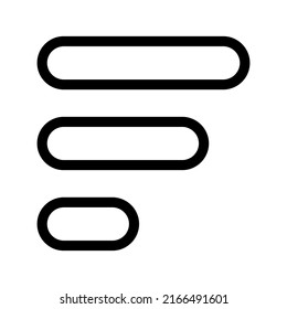 Sorting Icon Vector Symbol Design Illustration