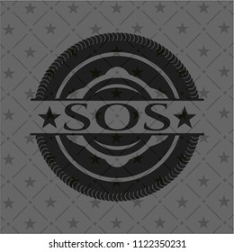 SOS black emblem