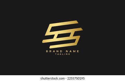 SOS, COS, COD, Abstract initial monogram letter alphabet logo design