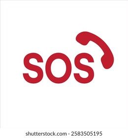 sos emergency 911 119 phone call symbol icon