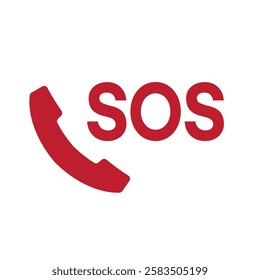 sos emergency 911 119 phone call symbol icon