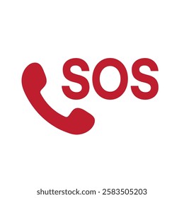 sos emergency 911 119 phone call symbol icon